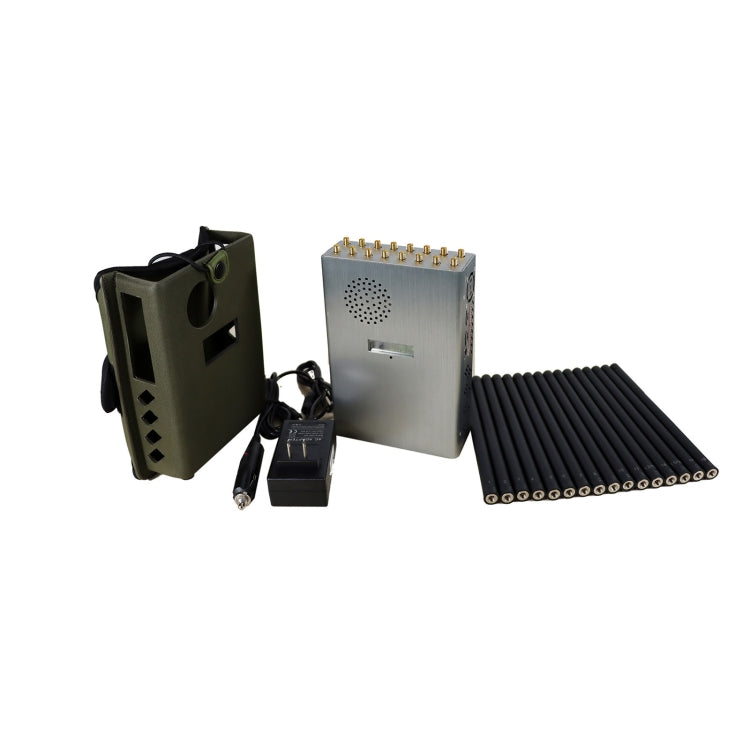 JAX-121A-18 Handheld 18 Bands 2G 3G 4G 5G Wi-Fi GPS UHF VHF Cellphone Signal Jammer.  [THIS ITEM WILL NOT SHIPPED TO USA]