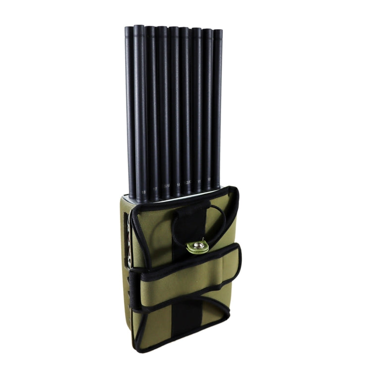 JAX-121A-18 Handheld 18 Bands 2G 3G 4G 5G Wi-Fi GPS UHF VHF Cellphone Signal Jammer.  [THIS ITEM WILL NOT SHIPPED TO USA]