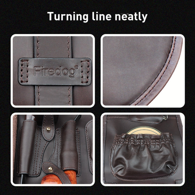FIREDOG CL08 Leather Pipe Tobacco Storage Bag(Brown)