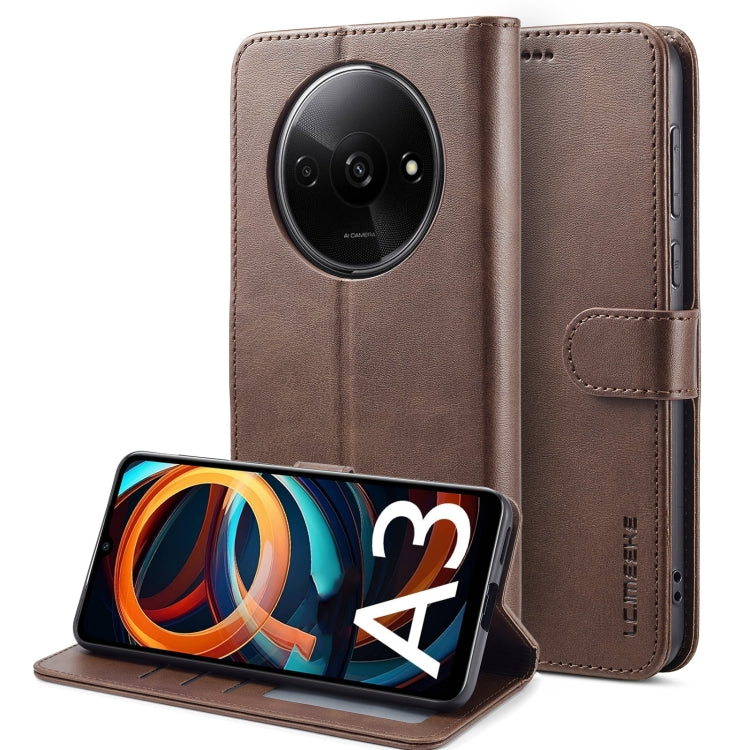 LC.IMEEKE Calf Texture Leather Phone Case, For Xiaomi Redmi A3, For Xiaomi Redmi Note 13 Pro 4G, For Xiaomi Redmi Note 13 4G, For Xiaomi Redmi 13C 4G/5G/Poco C65