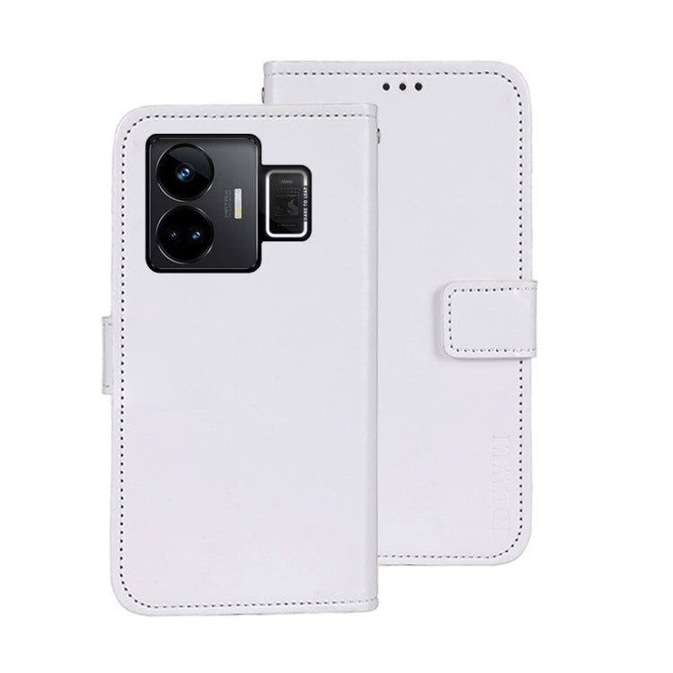idewei Crazy Horse Texture Leather Phone Case with Holder, For OPPO A78 5G Global/A58x/A58 5G, For Realme C55 4G, For Realme GT3 5G Global/GT Neo 5 5G