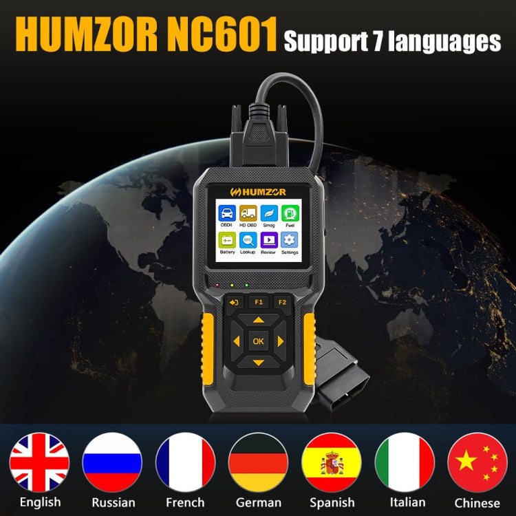 HUMZOR NC601 Car and Truck OBD2 Scan Tool Diagnostic Tool, NC601