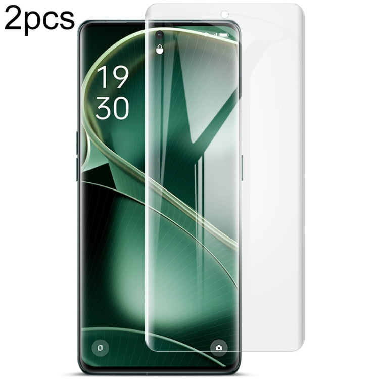 2pcs imak Curved Full Screen Hydrogel Film Protector, For Huawei P60 / P60 Pro, For OPPO Find X6 5G, For OPPO Find X6 Pro 5G, For OnePlus Ace 2 / 11R 5G, For ZTE nubia Red Magic 8 Pro / 8 Pro+, For ZTE nubia Z50 Ultra 5G