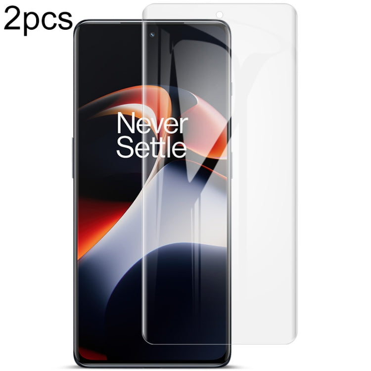 2pcs imak Curved Full Screen Hydrogel Film Protector, For Huawei P60 / P60 Pro, For OPPO Find X6 5G, For OPPO Find X6 Pro 5G, For OnePlus Ace 2 / 11R 5G, For ZTE nubia Red Magic 8 Pro / 8 Pro+, For ZTE nubia Z50 Ultra 5G