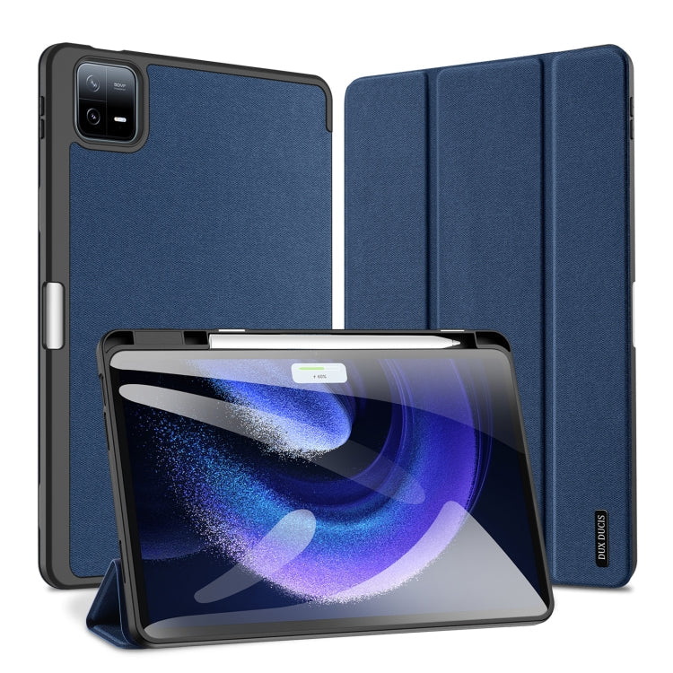 DUX DUCIS Domo Series Magnetic Flip Leather Tablet Case, For Xiaomi Redmi Pad 2, For Xiaomi Redmi Pad SE, For Xiaomi Pad 6 Pro / Pad 6