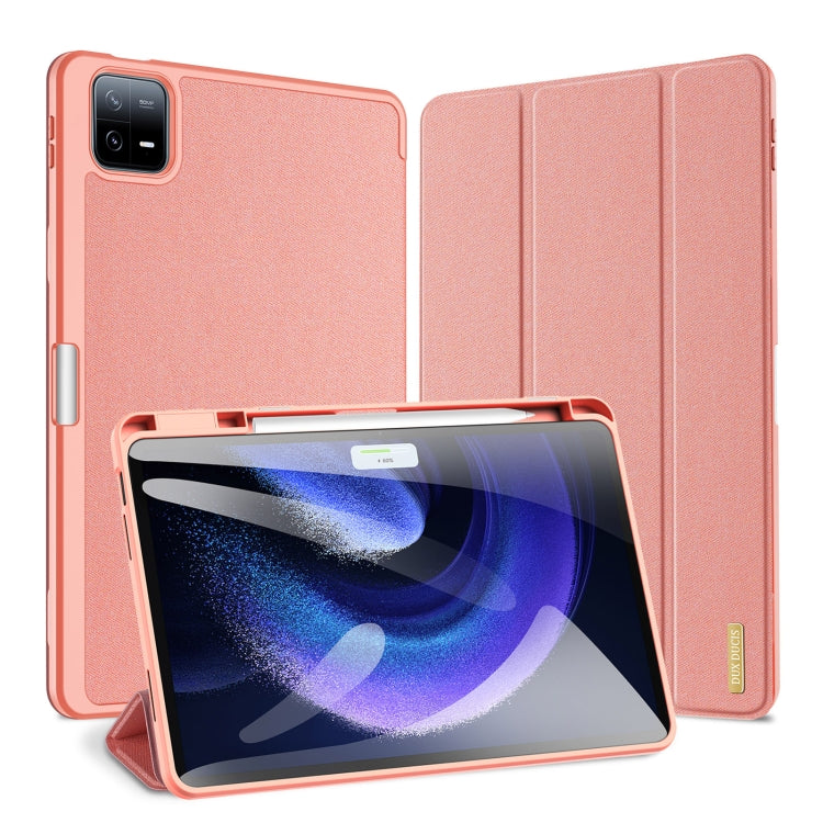 DUX DUCIS Domo Series Magnetic Flip Leather Tablet Case, For Xiaomi Redmi Pad 2, For Xiaomi Redmi Pad SE, For Xiaomi Pad 6 Pro / Pad 6