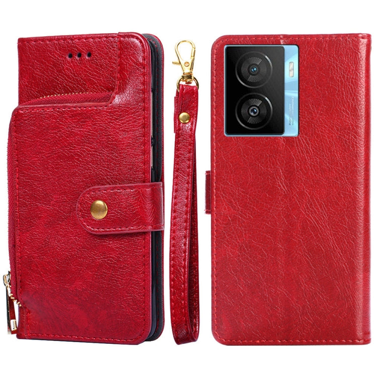 Zipper Bag Leather Phone Case, For vivo iQOO Z7x, For OPPO A55S 5G, For Realme GT Neo5 SE, For Xiaomi Redmi Note 12 Turbo, For Kyocera Digno SX3-KYG02, For Nokia C12