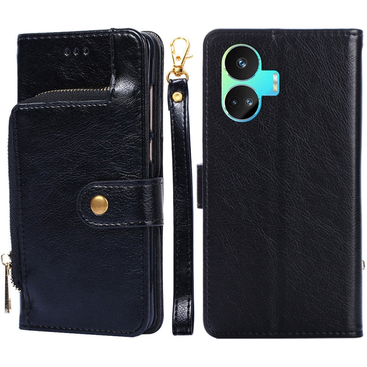 Zipper Bag Leather Phone Case, For vivo iQOO Z7x, For OPPO A55S 5G, For Realme GT Neo5 SE, For Xiaomi Redmi Note 12 Turbo, For Kyocera Digno SX3-KYG02, For Nokia C12