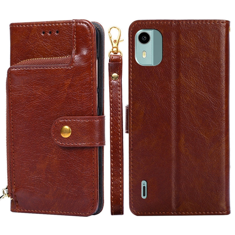 Zipper Bag Leather Phone Case, For vivo iQOO Z7x, For OPPO A55S 5G, For Realme GT Neo5 SE, For Xiaomi Redmi Note 12 Turbo, For Kyocera Digno SX3-KYG02, For Nokia C12