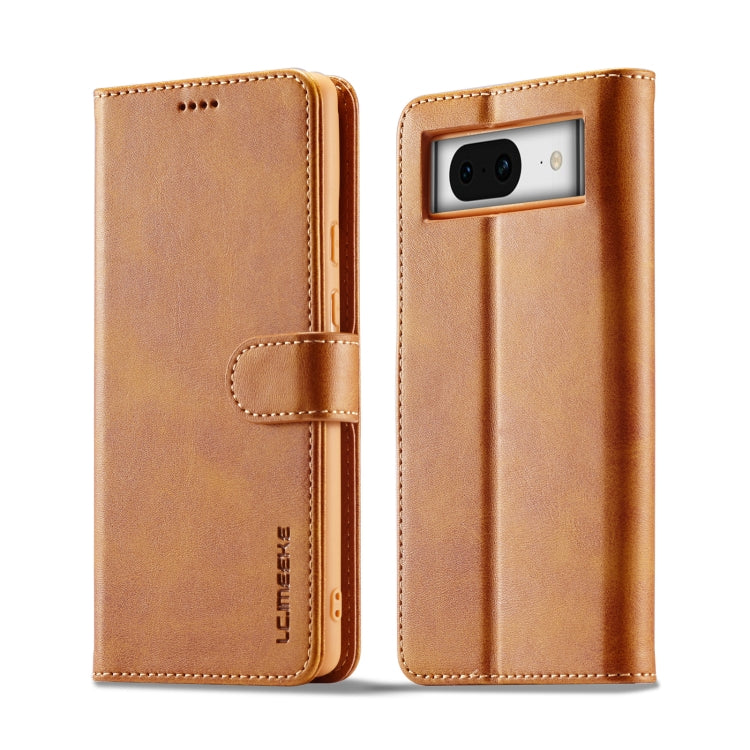 LC.IMEEKE Calf Texture Flip Leather Phone Case, For Google Pixel 7a, For Google Pixel 6a