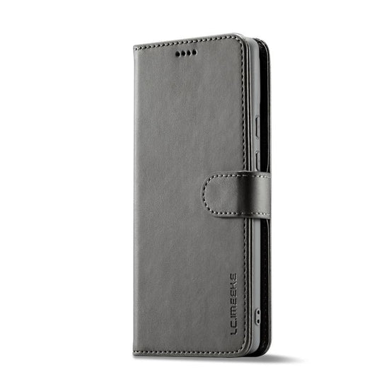 For Google Pixel 6a LC.IMEEKE Calf Texture Flip Leather Phone Case(Grey)