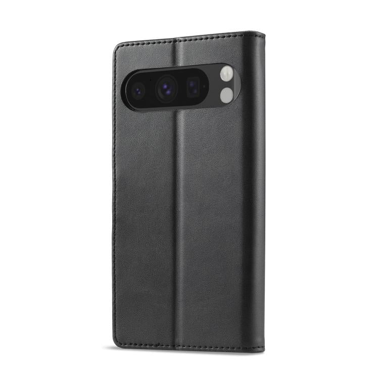 For Google Pixel 10 Pro XL LC.IMEEKE Calf Texture Flip Leather Phone Case(Black)