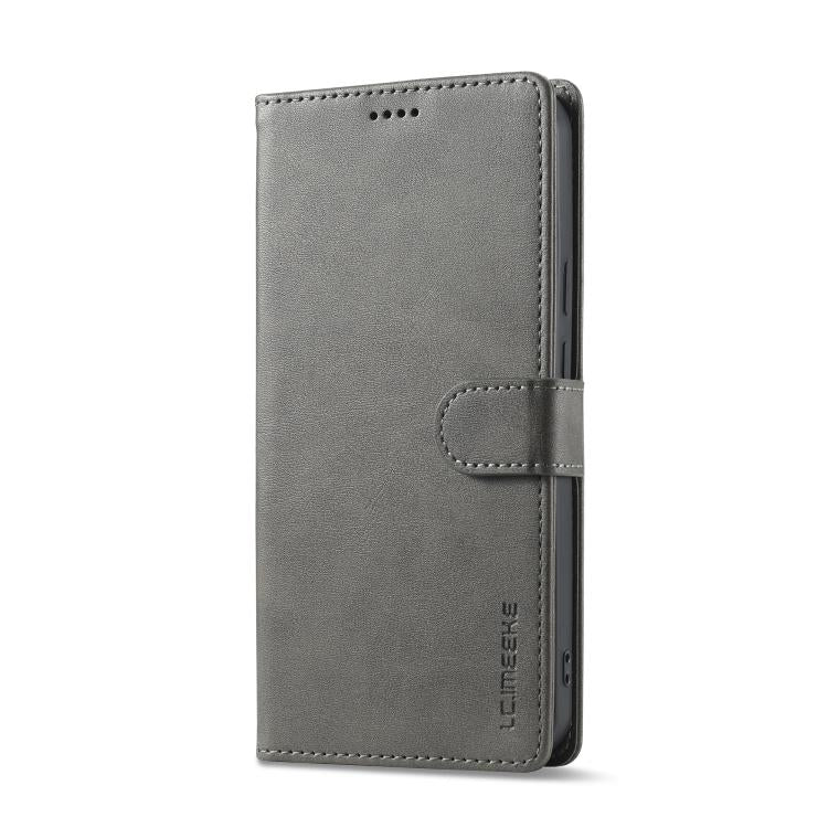For Google Pixel 10 Pro XL LC.IMEEKE Calf Texture Flip Leather Phone Case(Grey)