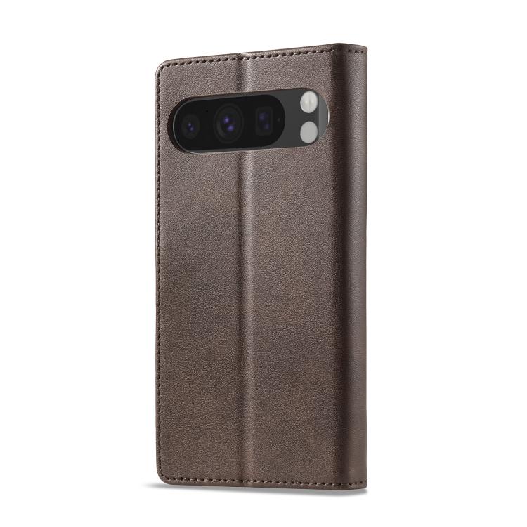For Google Pixel 10 / 10 Pro LC.IMEEKE Calf Texture Flip Leather Phone Case(Brown)