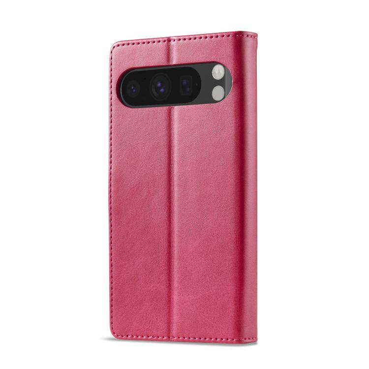 For Google Pixel 10 / 10 Pro LC.IMEEKE Calf Texture Flip Leather Phone Case(Red)