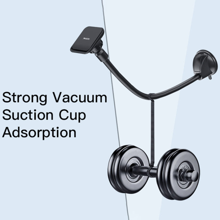 Yesido C109 360 Degree Rotation Car Windshield Suction Cup Magsafe Magnetic Phone Holder(Black)