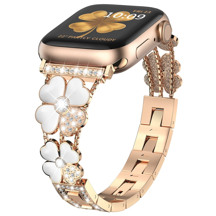 Petal Metal Diamond Watch Band, For Apple Watch 3 42mm, For Apple Watch 2 38mm, For Apple Watch 2 42 mm, For Apple Watch 38mm