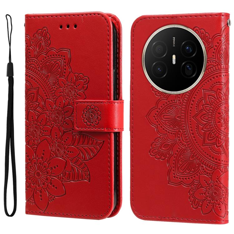 Seven-petal Flowers Embossing Leather Phone Case, For Huawei Enjoy 80 Plus, For Huawei nova 15 Pro / nova 15 Ultra, For Huawei Mate 70 Air 5G, For Huawei nova 14 Lite