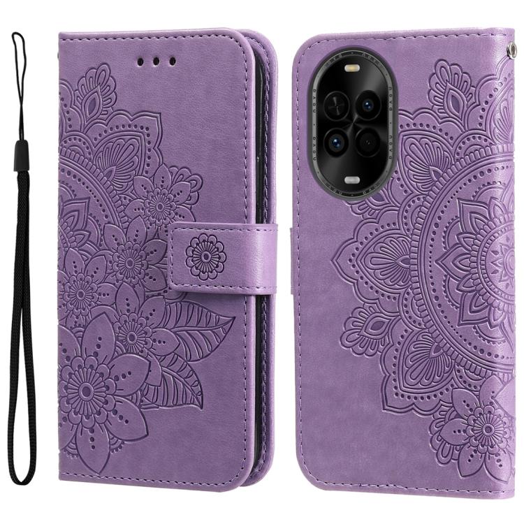 Seven-petal Flowers Embossing Leather Phone Case, For Huawei Enjoy 80 Plus, For Huawei nova 15 Pro / nova 15 Ultra, For Huawei Mate 70 Air 5G, For Huawei nova 14 Lite