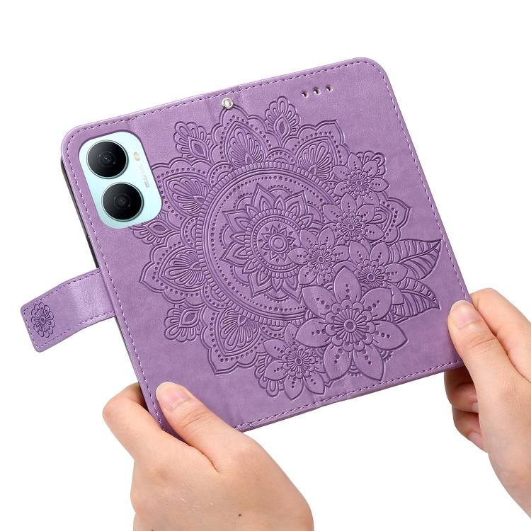 Seven-petal Flowers Embossing Leather Phone Case, For Huawei Enjoy 80 Plus, For Huawei nova 15 Pro / nova 15 Ultra, For Huawei Mate 70 Air 5G, For Huawei nova 14 Lite