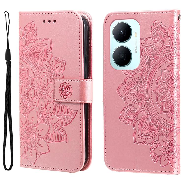 Seven-petal Flowers Embossing Leather Phone Case, For Huawei Enjoy 80 Plus, For Huawei nova 15 Pro / nova 15 Ultra, For Huawei Mate 70 Air 5G, For Huawei nova 14 Lite