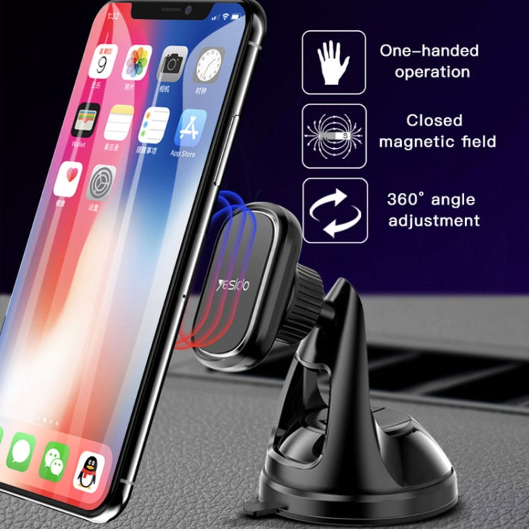 Yesido C72 Car Strong Magnetic Phone Holder(Black)