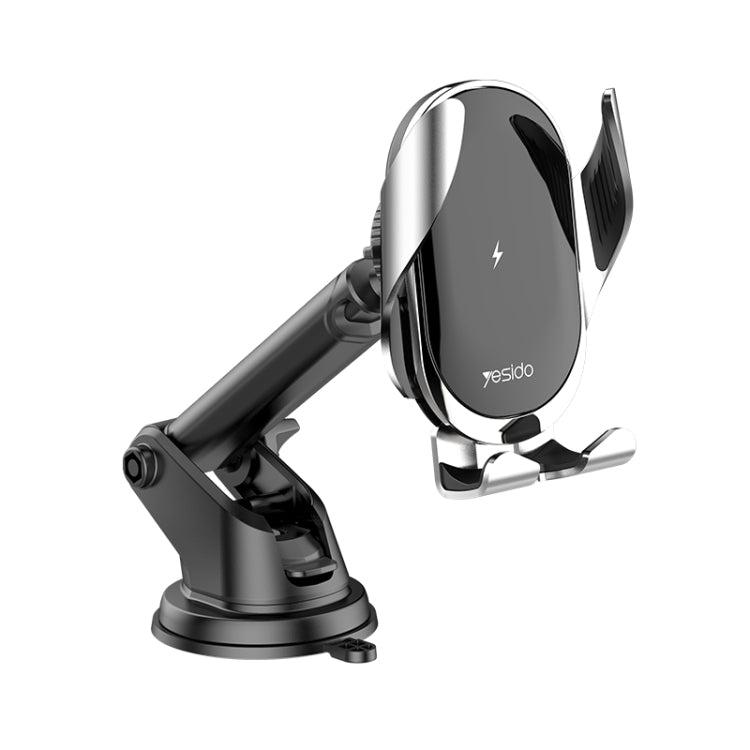 Yesido C78 Car Automatic Clamping 15W Qi Wireless Charger Phone Holder(Black)