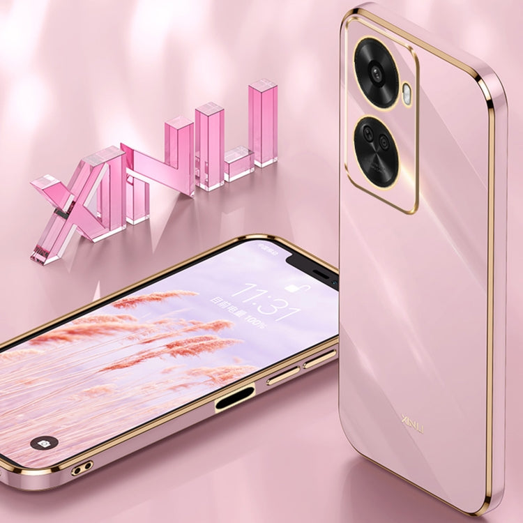 For Huawei Nova 11 SE XINLI Straight Edge 6D Electroplate TPU Phone Case(Black)