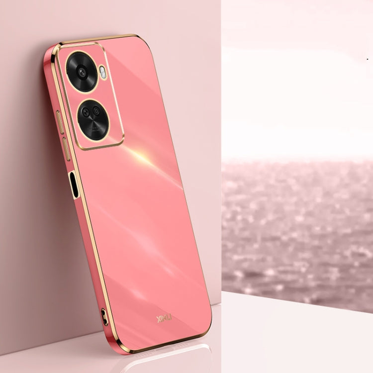For Huawei Nova 11 SE XINLI Straight Edge 6D Electroplate TPU Phone Case(Hawthorn Red)