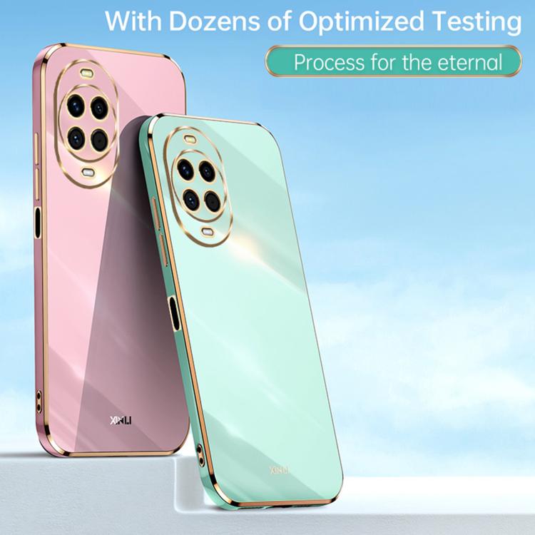 For Huawei Nova 14 XINLI Straight Edge 6D Electroplate TPU Phone Case(Celestial Blue)