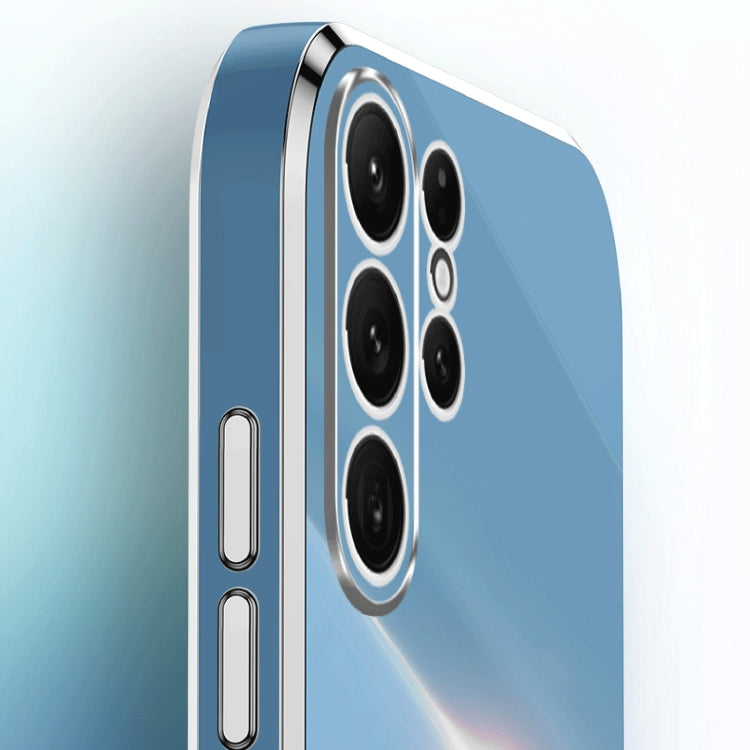 For Samsung Galaxy S24 Ultra 5G XINLI Straight Edge 6D Electroplate TPU Phone Case(Black)