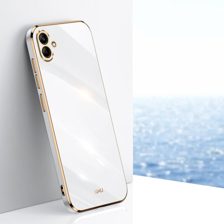 XINLI Straight Edge 6D Electroplate TPU Phone Case, For Samsung Galaxy F14 5G, For Samsung Galaxy M14 5G, For Samsung Galaxy A04e 4G