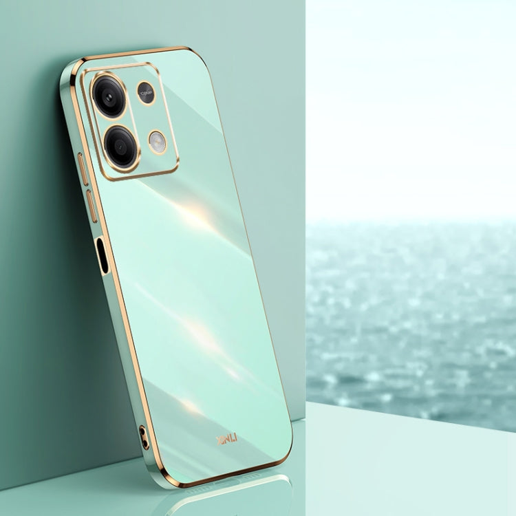 XINLI Straight Edge 6D Electroplate TPU Phone Case, For Xiaomi Redmi Note 13 5G, For Xiaomi Redmi 13C 4G, For Xiaomi Redmi Note 13 Pro+