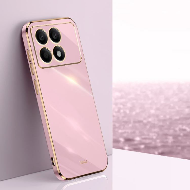 XINLI Straight Edge 6D Electroplate TPU Phone Case, For Xiaomi Redmi K70E, For Xiaomi 14 Pro, For Xiaomi 14