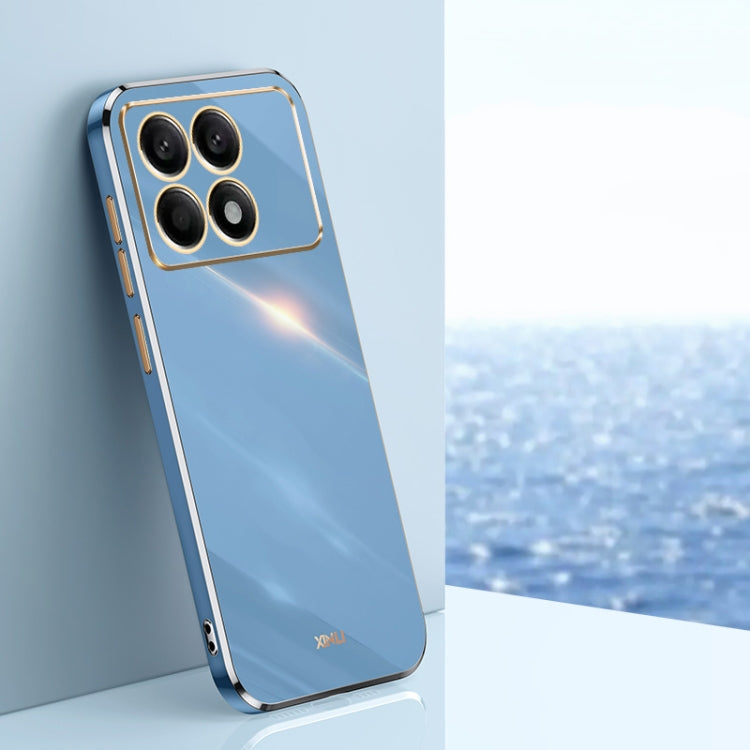 XINLI Straight Edge 6D Electroplate TPU Phone Case, For Xiaomi Redmi K70E, For Xiaomi 14 Pro, For Xiaomi 14