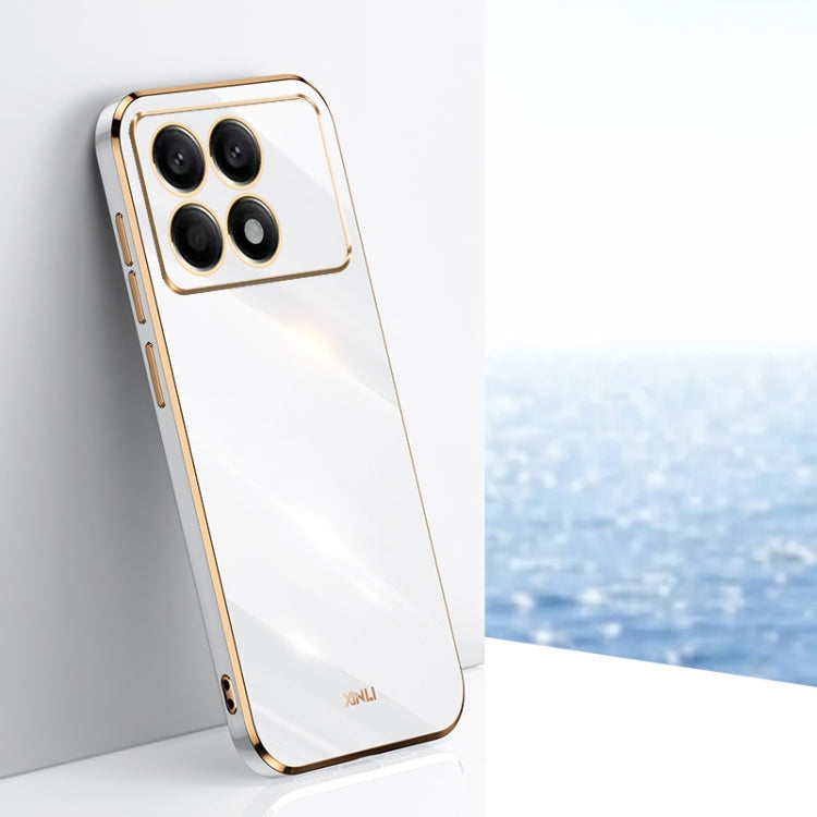XINLI Straight Edge 6D Electroplate TPU Phone Case, For Xiaomi Redmi K70E, For Xiaomi 14 Pro, For Xiaomi 14