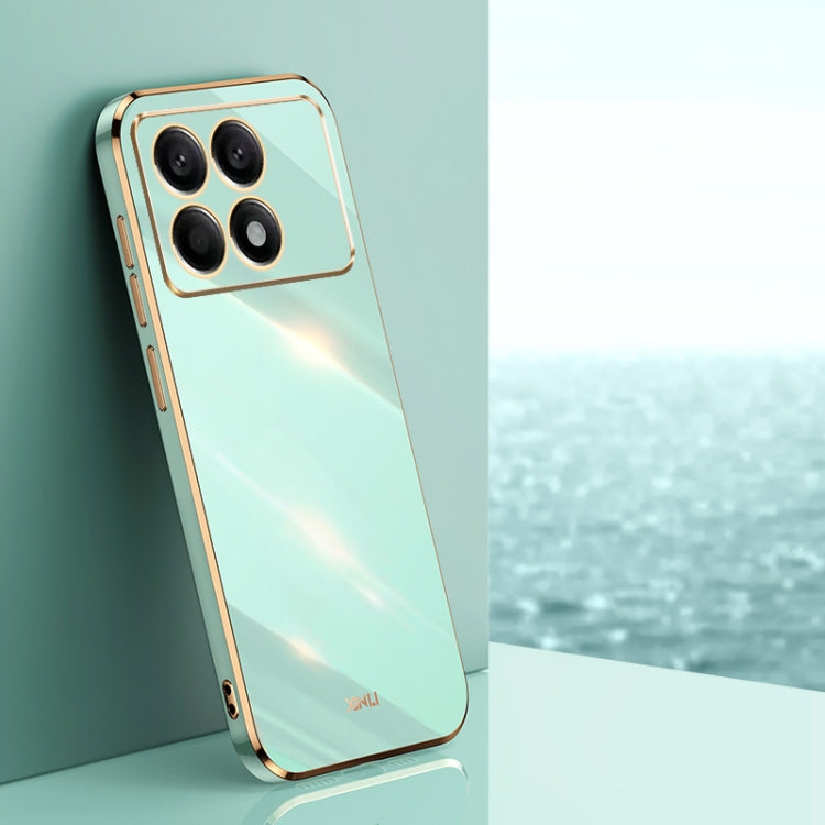 XINLI Straight Edge 6D Electroplate TPU Phone Case, For Xiaomi Redmi K70E, For Xiaomi 14 Pro, For Xiaomi 14