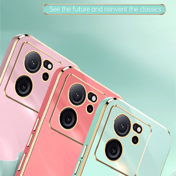 For Xiaomi Redmi K60 Ultra / Mi 13T XINLI Straight Edge 6D Electroplate TPU Phone Case(Celestial Blue)