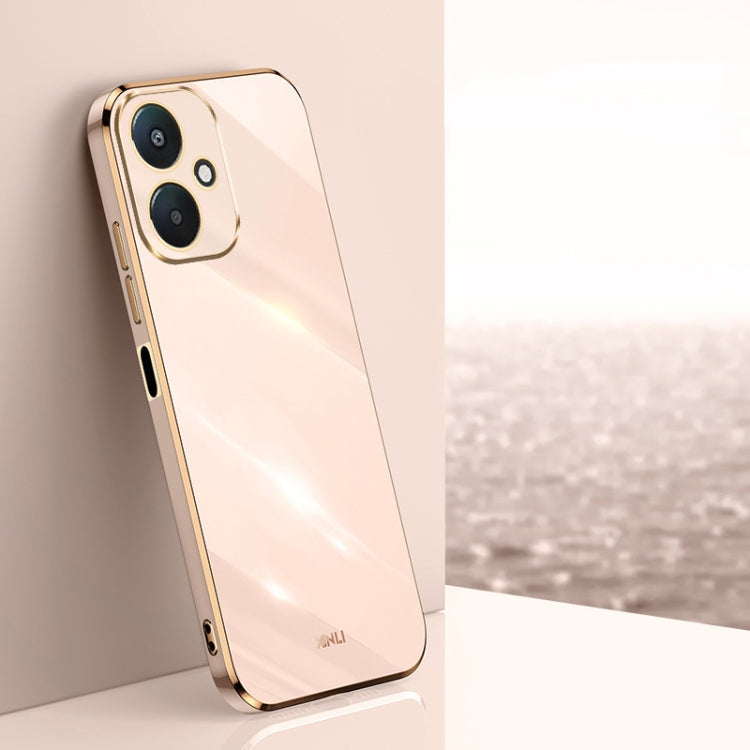 XINLI Straight Edge 6D Electroplate TPU Phone Case, For Xiaomi Redmi Note 13 Pro 4G, For Xiaomi Redmi Note 13 4G, For Xiaomi Redmi 13C 5G