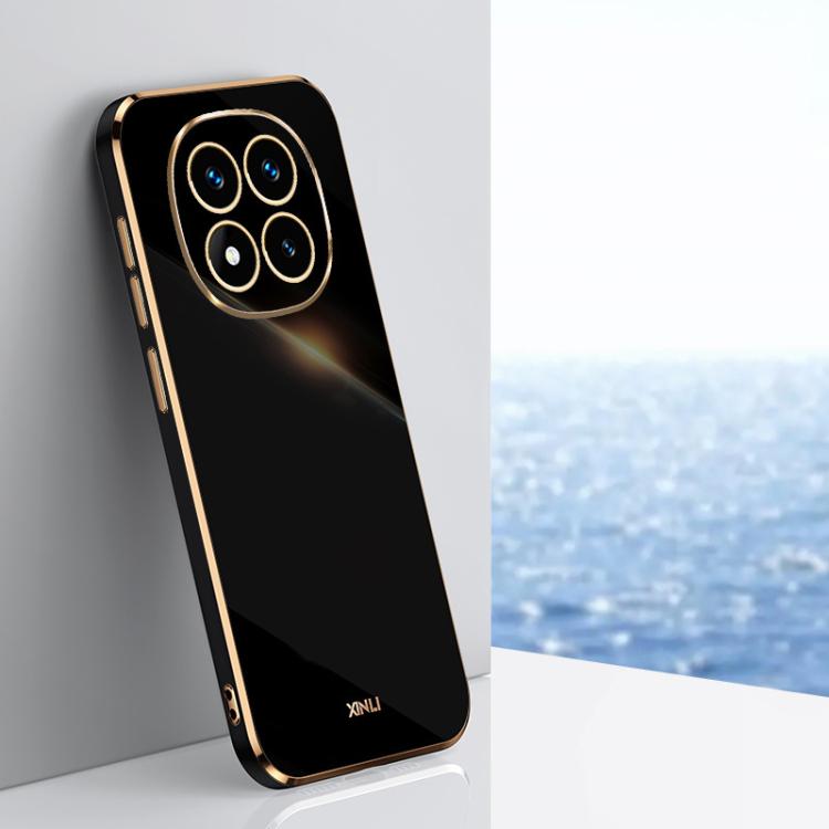 XINLI Straight Edge 6D Electroplate TPU Phone Case, For Redmi A5 4G 171.7mm / Poco C71, For Redmi Turbo 4 Pro, For Redmi Note 14 Pro 4G Global