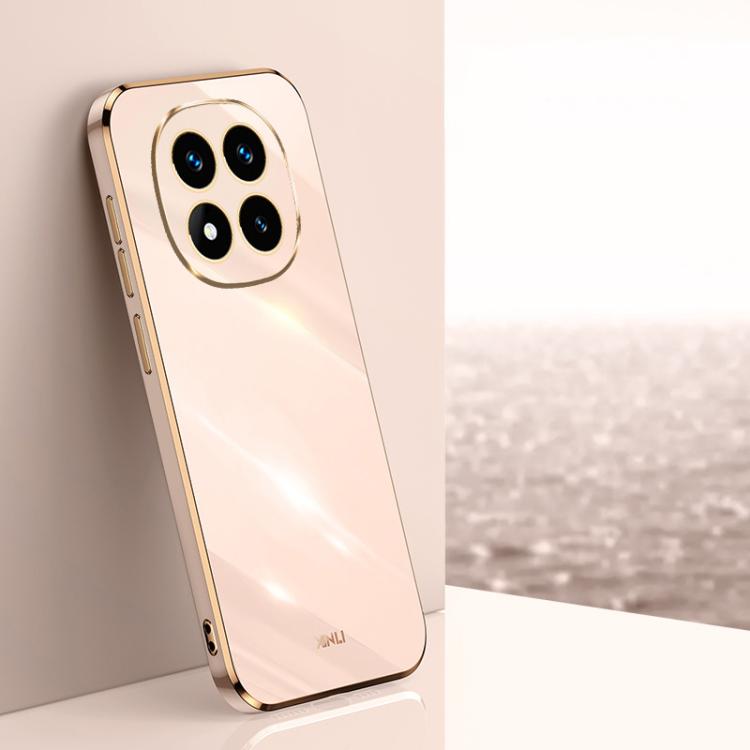 XINLI Straight Edge 6D Electroplate TPU Phone Case, For Redmi A5 4G 171.7mm / Poco C71, For Redmi Turbo 4 Pro, For Redmi Note 14 Pro 4G Global