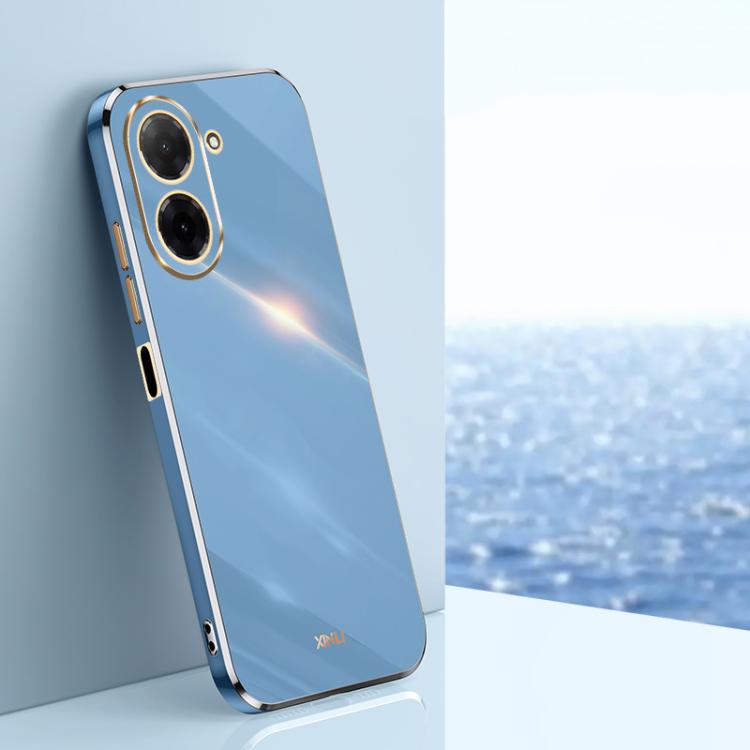 XINLI Straight Edge 6D Electroplate TPU Phone Case, For Redmi A5 4G 171.7mm / Poco C71, For Redmi Turbo 4 Pro, For Redmi Note 14 Pro 4G Global