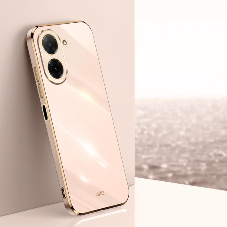 XINLI Straight Edge 6D Electroplate TPU Phone Case, For Redmi A5 4G 171.7mm / Poco C71, For Redmi Turbo 4 Pro, For Redmi Note 14 Pro 4G Global