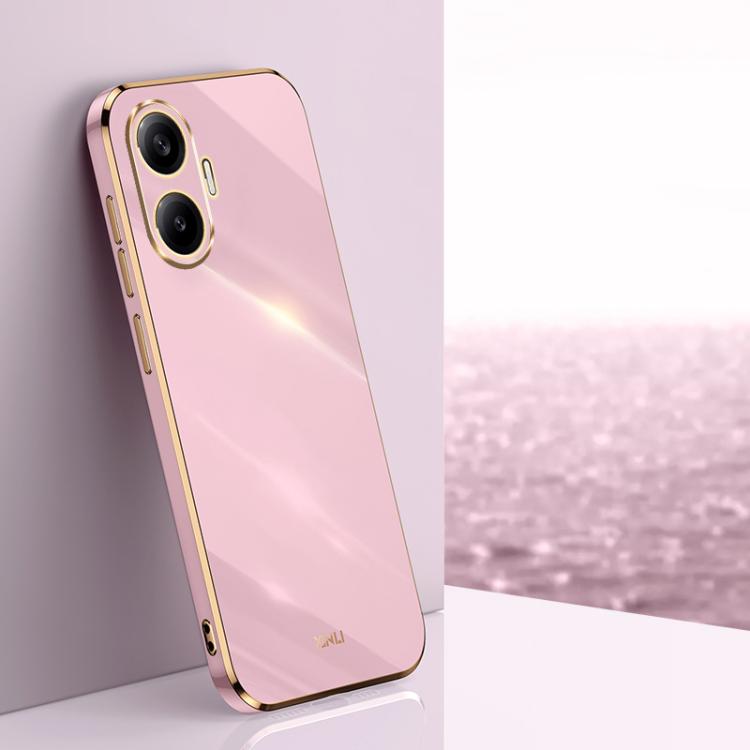 XINLI Straight Edge 6D Electroplate TPU Phone Case, For Redmi A5 4G 171.7mm / Poco C71, For Redmi Turbo 4 Pro, For Redmi Note 14 Pro 4G Global