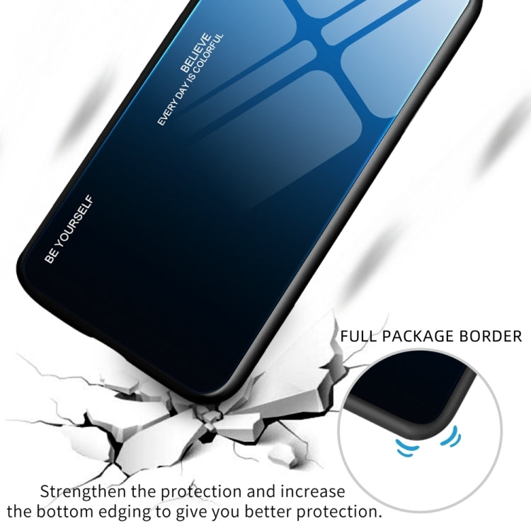 Gradient Color Glass Phone Case, For Xiaomi Poco F6, For Xiaomi Poco F6 Pro, For Xiaomi Redmi Note 12 4G Global