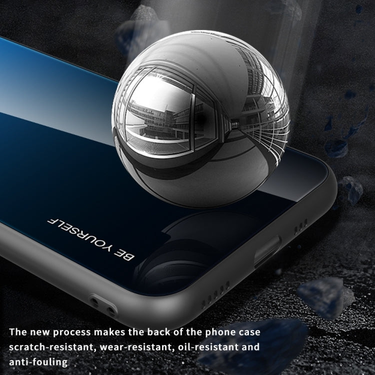 Gradient Color Glass Phone Case, For Xiaomi Redmi Note 12 Turbo