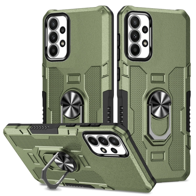 Ring Holder Armor Hybrid Phone Case, For Samsung Galaxy A13 5G, For Samsung Galaxy A14 5G, For Samsung Galaxy A23 5G / 4G, Samsung Galaxy A33 5G