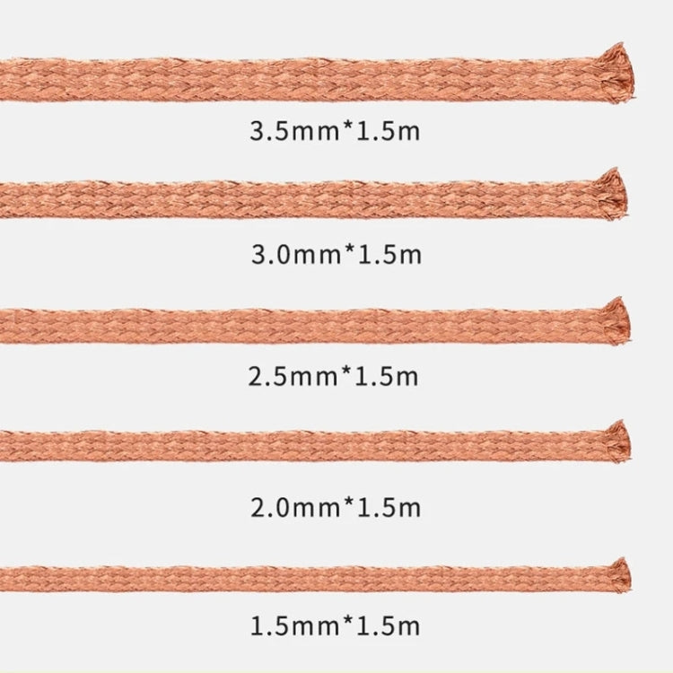 MECHANIC R300 1.5M Suction Tin Wire, Width:4MM