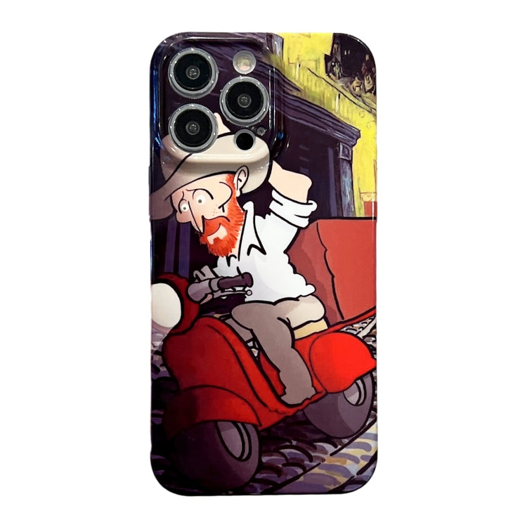 Oil Painting Pattern Glossy PC Phone Case, For iPhone 11, For iPhone 11 Pro, For iPhone X / XS, For iPhone XR