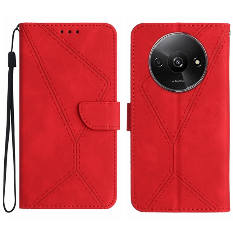 Stitching Embossed Leather Phone Case, For Xiaomi Redmi 13 4G Global / 5G Global, For Xiaomi Redmi A3, For Xiaomi Redmi Note 13 4G Global, For Xiaomi Redmi 13C 5G